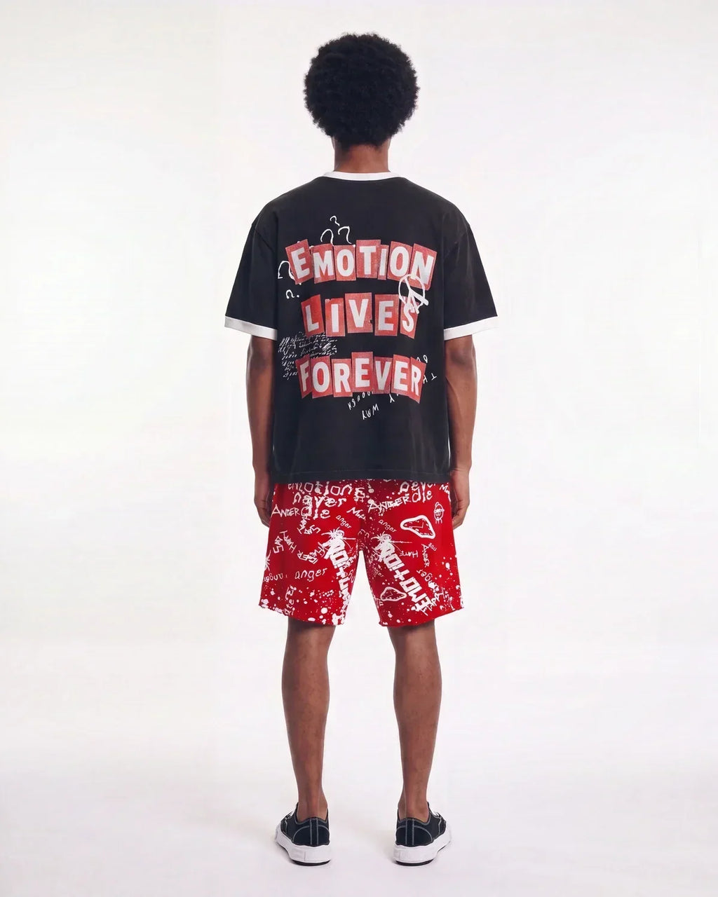 Mixed Emotions Static Tee Black